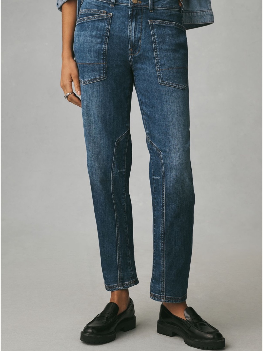 The Wanderer Mid-Rise Relaxed Jeans by Pilcro